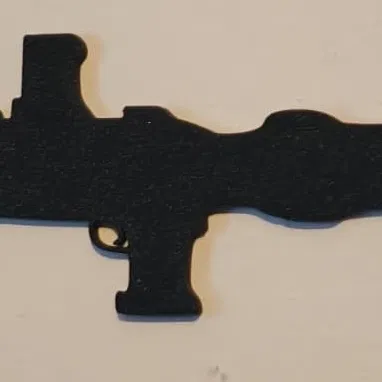 Shadow Rocket Launcher – Bóng đổ 3D tối giản treo tường