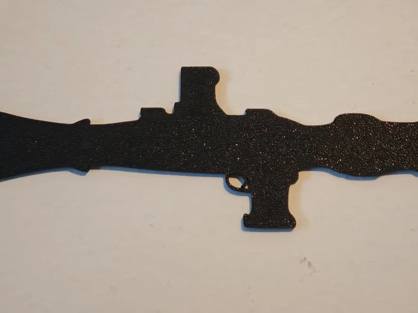 Shadow Rocket Launcher – Bóng đổ 3D tối giản treo tường - Image 3