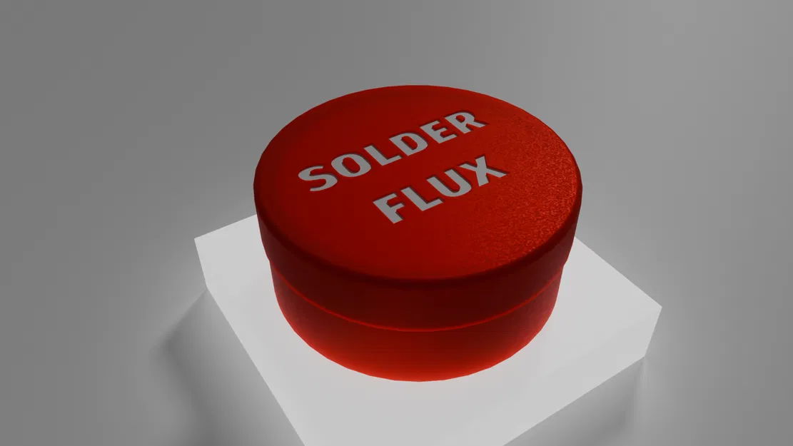 Hộp Đựng Solder Flux (Nắp Vặn Ren) - Image 1