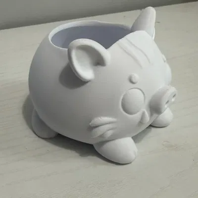 Chậu sen đá & Organizer bàn làm việc Heo Rừng Con Chibi (Nhiều phần, không AMS)