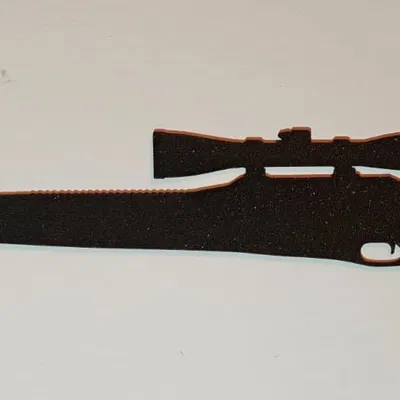 Shadow Sniper rifle (Bolt-Action) – Wall Shadow 3D 2D Wall Art