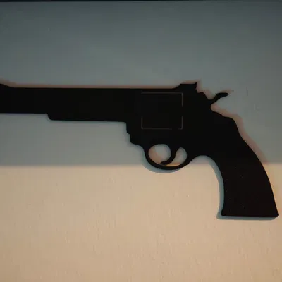 Shadow Revolver – Trang trí tường bóng đổ 3D tối giản