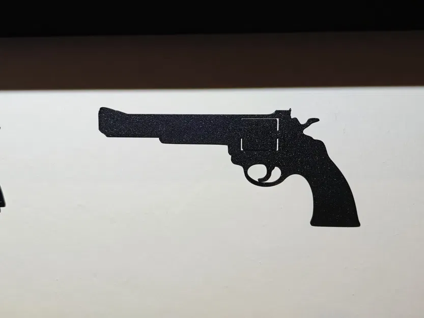 Shadow Revolver – Trang trí tường bóng đổ 3D tối giản - Image 4