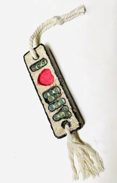 Khuôn Mini Modular bản lề Print-in-place kèm piston cho nhãn 3x10cm - Image 3