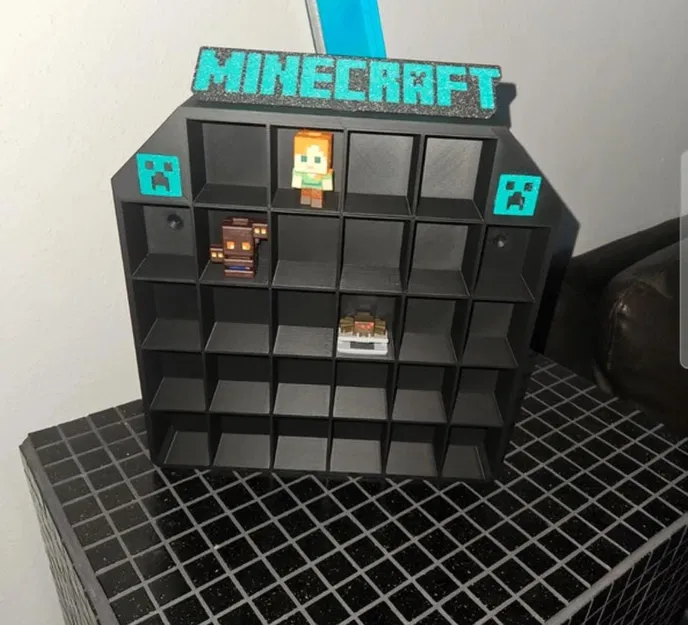 Kệ Đựng Kinder Joy Lấy Cảm Hứng Minecraft – Display In 3D - Image 1