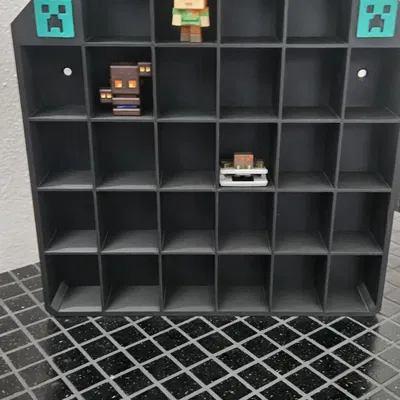 Kệ Đựng Kinder Joy Lấy Cảm Hứng Minecraft – Display In 3D