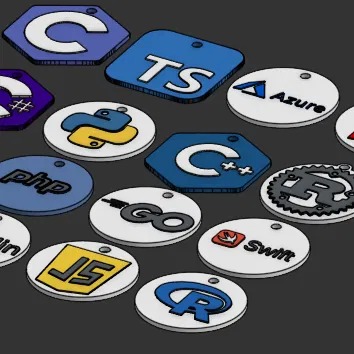 Móc khóa ngôn ngữ lập trình (Programming Language Keychains)