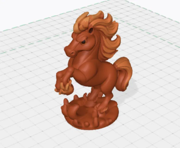 Tượng Ngựa Bốc Cháy (Horse on Fire) - Image 1