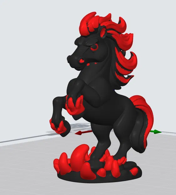 Tượng Ngựa Bốc Cháy (Horse on Fire) - Image 3