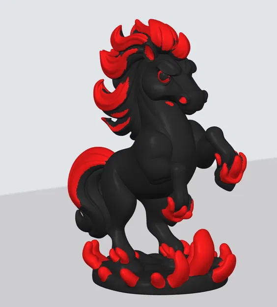 Tượng Ngựa Bốc Cháy (Horse on Fire) - Image 4