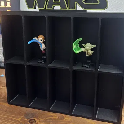 Kệ trưng bày figure Kinder Egg phong cách Star Wars – Organizer in 3D