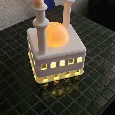 Modular Mosque – Đèn nến LED in 3D (thiết kế có thể scale)