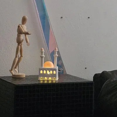 Modular Mosque – Đèn nến LED in 3D (thiết kế có thể scale)