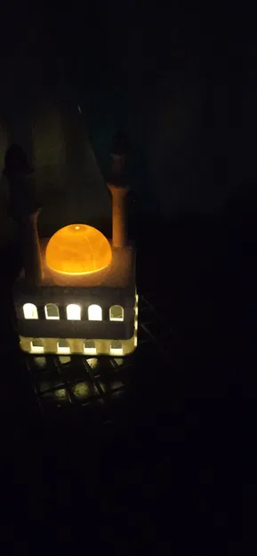 Modular Mosque – Đèn nến LED in 3D (thiết kế có thể scale) - Image 3