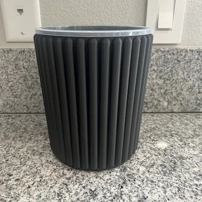 Thiết kế chậu ngoài 16 cm dạng ống