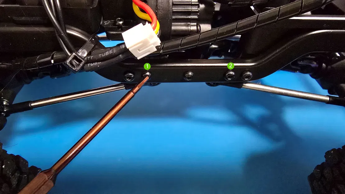 Vè trong FMS FCX18 LC80 (Inner Fenders) kèm bậc hông & chân đế trưng bày - Image 4