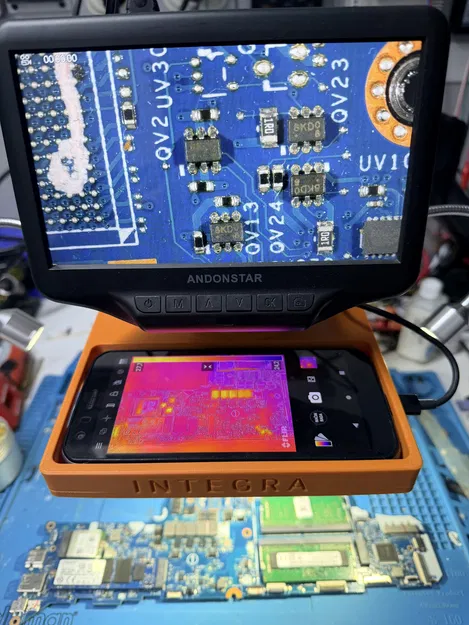 Vesa Mount 100x100 cho Andonstar AD407 Pro + S62 (camera nhiệt) WIP - Image 2