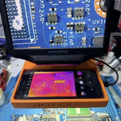 Vesa Mount 100x100 cho Andonstar AD407 Pro + S62 (camera nhiệt) WIP