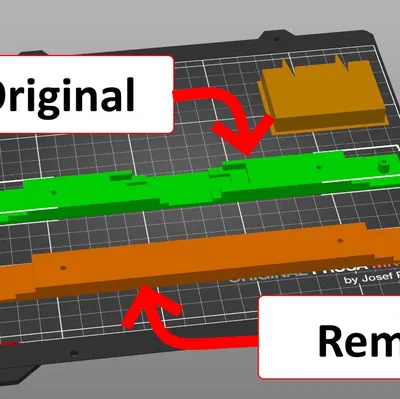 Remix - Khung nắp trên nam châm Prusa Core One+ – Không có vent slider