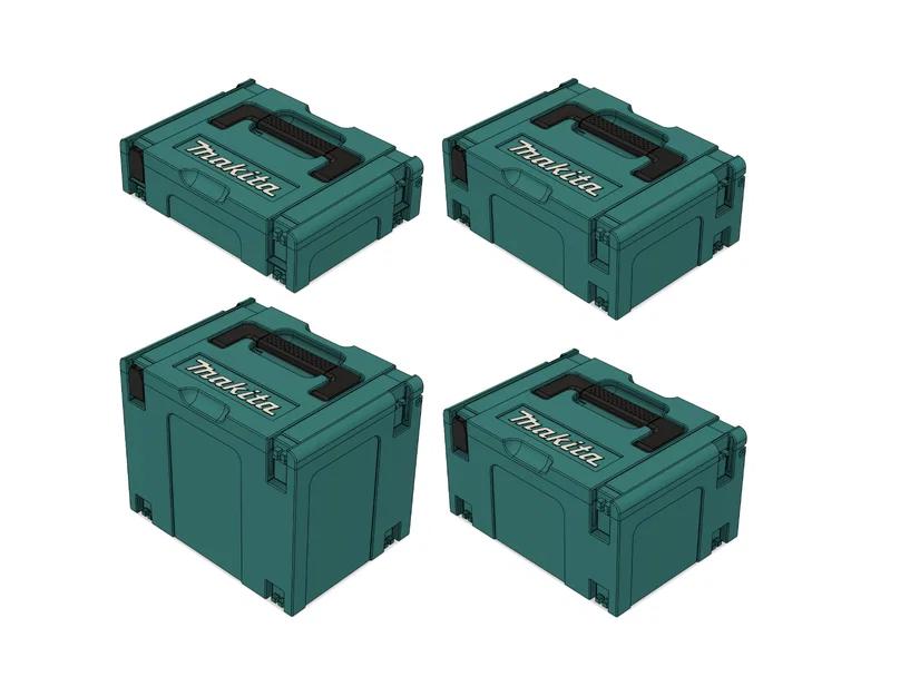 Makita MAKPAC Mini; Size 1, 2, 3 và 4 (tỉ lệ 50%) - Image 2