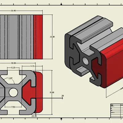 Dụng cụ nhôm định hình canal5 (nut5) Aluminium profile tool's