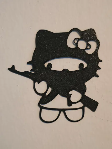 Gangster Hello AK- itty Shadow – Decor treo tường - Image 1