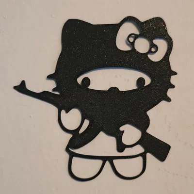 Gangster Hello AK- itty Shadow – Decor treo tường