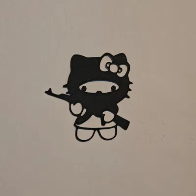 Gangster Hello AK- itty Shadow – Decor treo tường