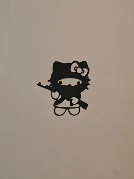 Gangster Hello AK- itty Shadow – Decor treo tường - Image 3