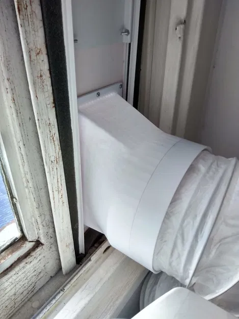 Ống thông gió cửa sổ nam châm 150mm (6") – Hose Connector Prusa Core One - Image 4