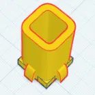 Ống đựng bút hình đáy tên lửa (Rocket bottom pencil holder)