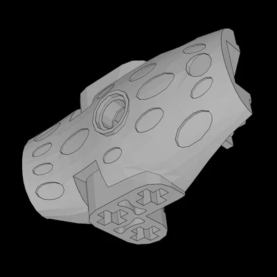 Lego Compatible (57558.dat) Bionicle Hydruka Back Plate