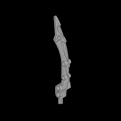 Tương thích LEGO (57543.dat) Vũ khí Bionicle Lưỡi dao nhỏ (Hewkii Mahri/Solek)