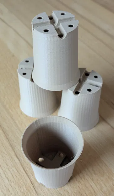 Chậu siêu nhỏ cho cây mini – Vừa miệng hũ 40–45 mm - Image 2