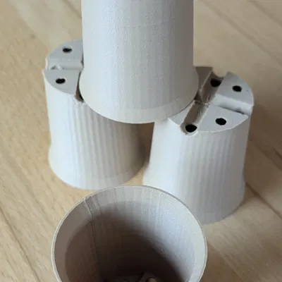 Chậu siêu nhỏ cho cây mini – Vừa miệng hũ 40–45 mm