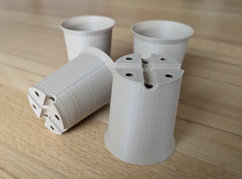 Chậu siêu nhỏ cho cây mini – Vừa miệng hũ 40–45 mm - Image 3