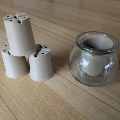 Chậu siêu nhỏ cho cây mini – Vừa miệng hũ 40–45 mm