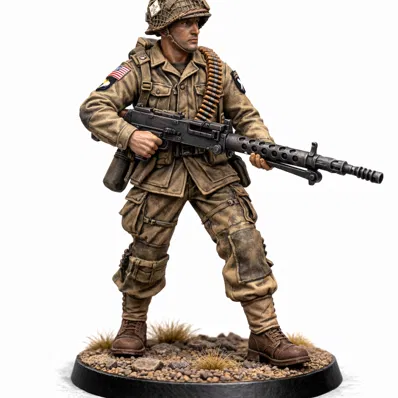 Bolt Action WW2 US HMG (28mm)