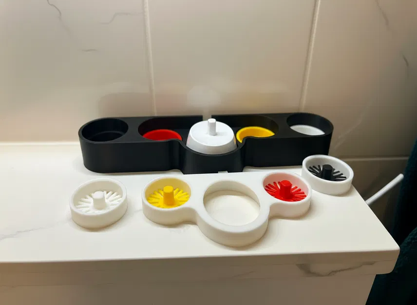 Trạm Oral-B 4 Bàn Chải – Đế Sạc Tích Hợp & Khay Hứng Nước - Image 8