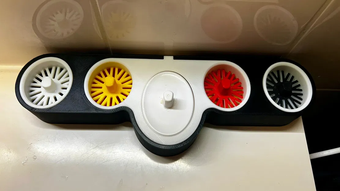 Trạm Oral-B 4 Bàn Chải – Đế Sạc Tích Hợp & Khay Hứng Nước - Image 13