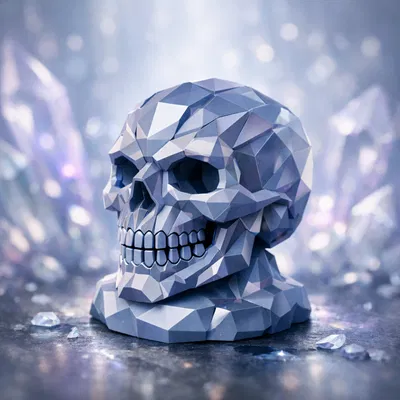 Tượng Bán Thân Đầu Lâu Pha Lê (Crystal Skull Bust)
