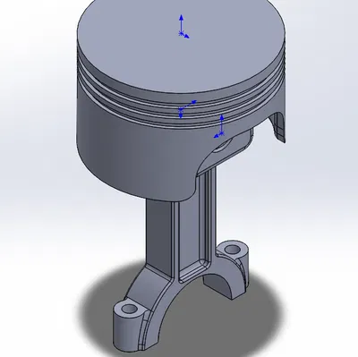 Trang trí piston động cơ