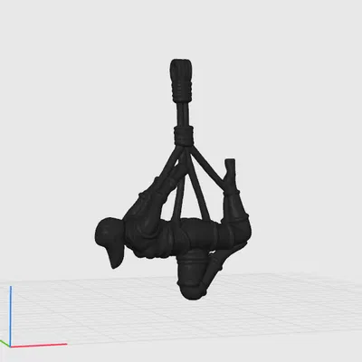 Mẫu 3D “shibary girl”