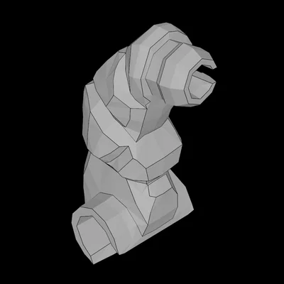 Tương thích LEGO (64783.dat) Cánh tay Rock Monster nhỏ