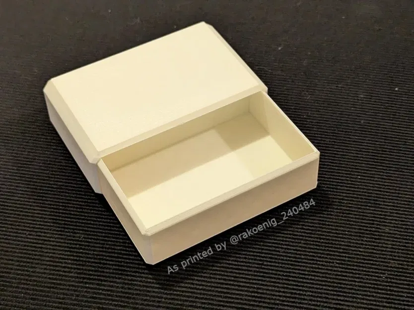 Hộp Nắp Trượt Tùy Chỉnh, In Không Cần Support - Image 1