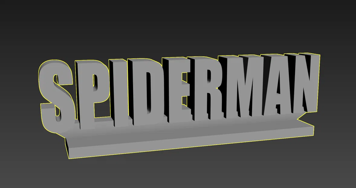 Thẻ Tên Trưng Bày - SPIDERMAN – Modular Collectible System – #SAVFX - Image 1