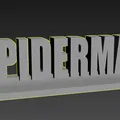 Thẻ Tên Trưng Bày - SPIDERMAN – Modular Collectible System – #SAVFX - Thumbnail 1