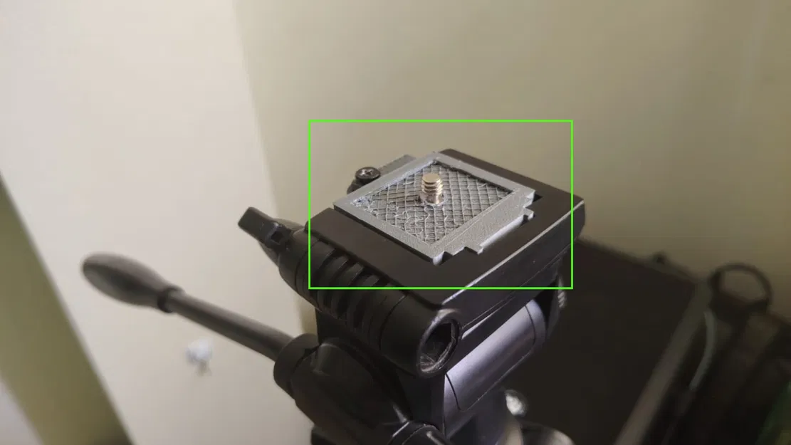 Zapata gài (galleta) cho tripod – tấm quick-release phẳng in 3D - Image 3