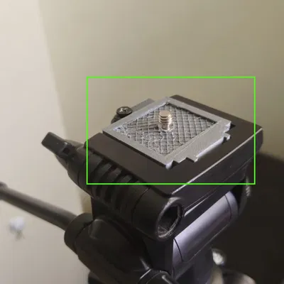 Zapata gài (galleta) cho tripod – tấm quick-release phẳng in 3D