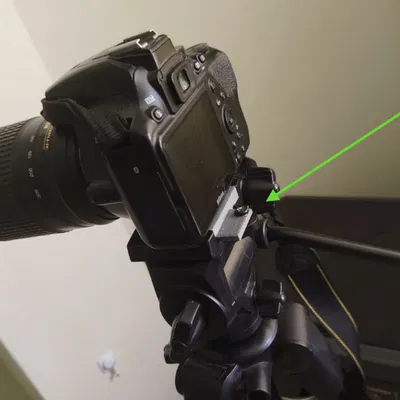 Zapata gài (galleta) cho tripod – tấm quick-release phẳng in 3D